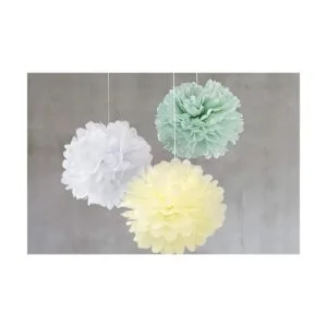 HappyField Decoración para baby shower color verde