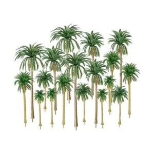 HUIANER Palmeras modelo de árbol palmeras en miniatura_1
