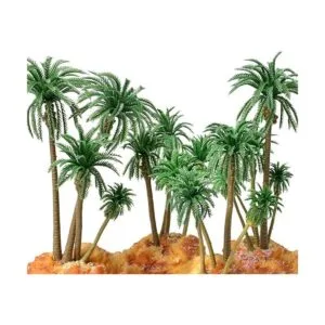HUIANER Palmeras modelo de árbol palmeras en miniatura_6