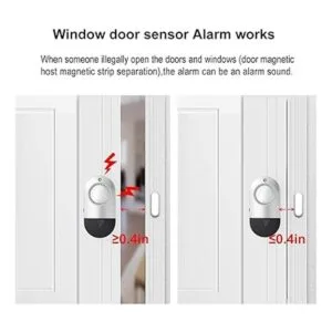 Toeeson Alarma de ventana de puerta alarmas de puerta de_3