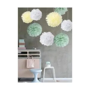 HappyField Decoración para baby shower color verde