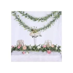 DearHouse Guirnalda de eucalipto sintética paquete de 2