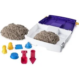 Kinetic Sand Caja de arena plegable con 2 libras de 7_2