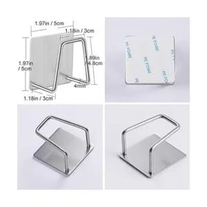 NEXCURIO Soporte adhesivo para fregadero de esponja para_5