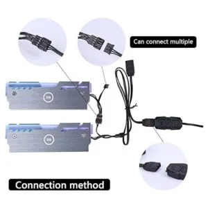 DS ARGB Chaleco de refrigeración LED para disipador de_6