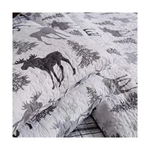 Lodge Juego de colcha para cama de matrimonio con 2_6