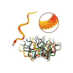 Blulu 24 piezas de plástico serpientes de bosque lluvioso_2