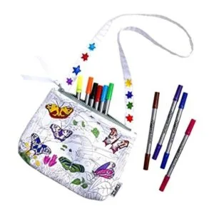 Eatsleepdoodle Bolso bandolera con diseño de mariposas_1