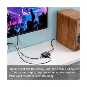 PROZOR Convertidor de audio digital a analógico compatible_4