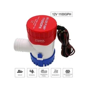 Bomba de agua sumergible para lanchas de 12 V 1100 gph_3