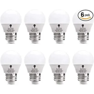 BlueX Paquete de 8 bombillas LED G14 de 3 W de 5000 K_1