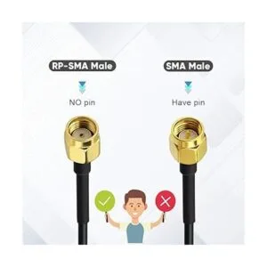 Bingfu Antena macho MIMO RPSMA de doble banda WiFi 2.4 GHz_3
