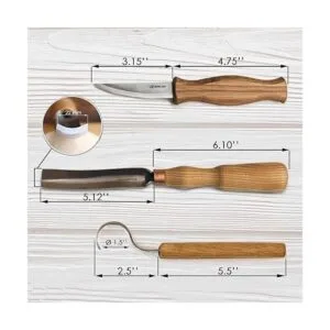 BeaverCraft S14 Kit de herramientas de tallado de madera