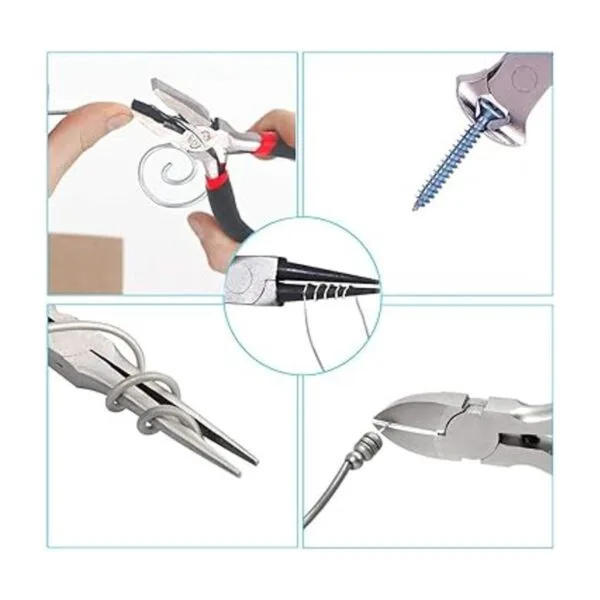 Juego de 5 alicates de mano profesional incluye alicates_4