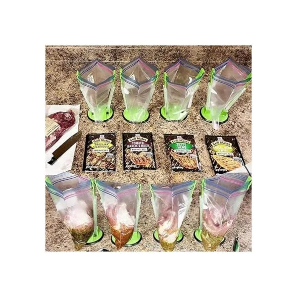 Ruibo Baggy Soporte para bolsa de preparación de_6