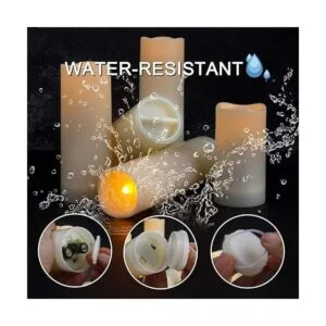 Enido Velas sin llama LED paquete exquisito de 12 velas_4