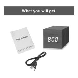 Reloj despertador digital con pantalla de tiempo LED_2