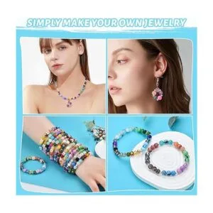 Glass Beads for Jewelry Making1400Pcs Over 120 Different