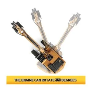 Excavadora de orugas fundida a presión a escala 150_4