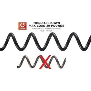 Cortinero Briofox de ducha con resorte de tensión de_6