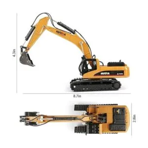 Excavadora de orugas fundida a presión a escala 150_5