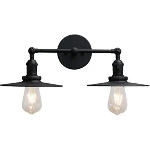 Phansthy Aplique de 2 luces con interruptor luz de_1