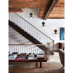 Phansthy Lámpara de pared industrial de 1 luz para tocador_3