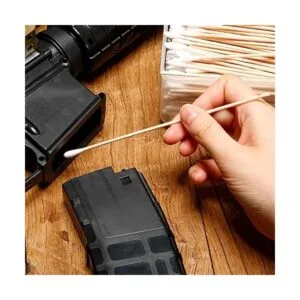 Norme 500 Pieces Cotton Cleaning Swabs Tip with Wooden_2