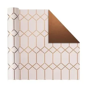 Hallmark Cuaderno de pasta dura Patrón metálico