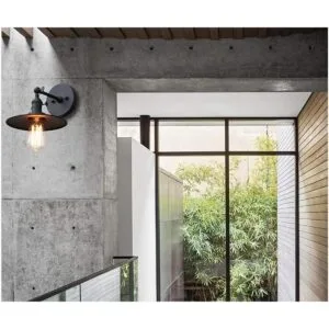 Phansthy Lámpara de pared industrial de 1 luz para tocador_2