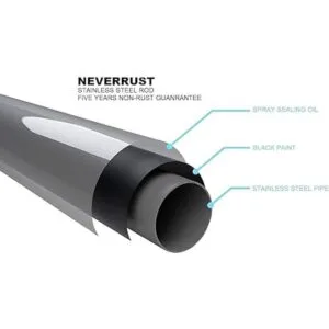 Cortinero Briofox de ducha con resorte de tensión de_4