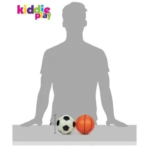 Kiddie Play Juego de 4 pelotas para niños pequeños de 1 a_4