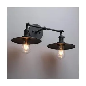 Phansthy Aplique de 2 luces con interruptor luz de_3