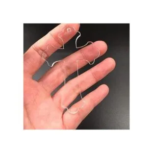 10 llaveros de acrílico en blanco con diseño de cruz de_2