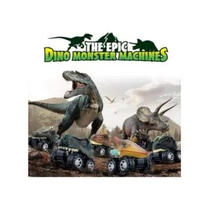 DINOBROS Juguetes de dinosaurio para coche paquete de 4_4
