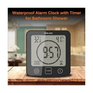 Reloj de pared de ducha impermeable Sunsbell digital de_2