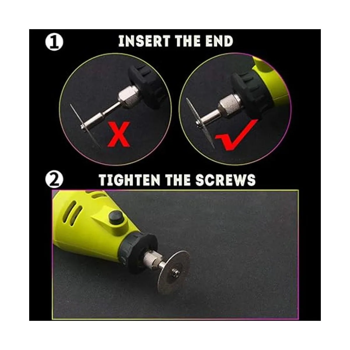 Oudtinx Rueda de corte de diamante 10 unidades de discos_5