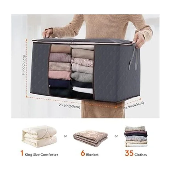 Lifewit Organizador de bolsas de almacenamiento de ropa de_2