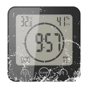 Reloj de pared de ducha impermeable Sunsbell digital de_4