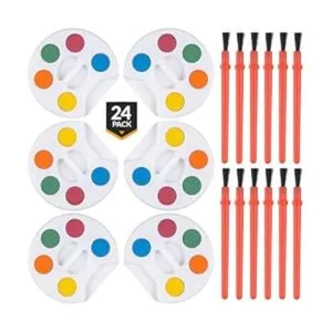 Bedwina Paquete de 24 juegos de paletas de acuarela de 5_5