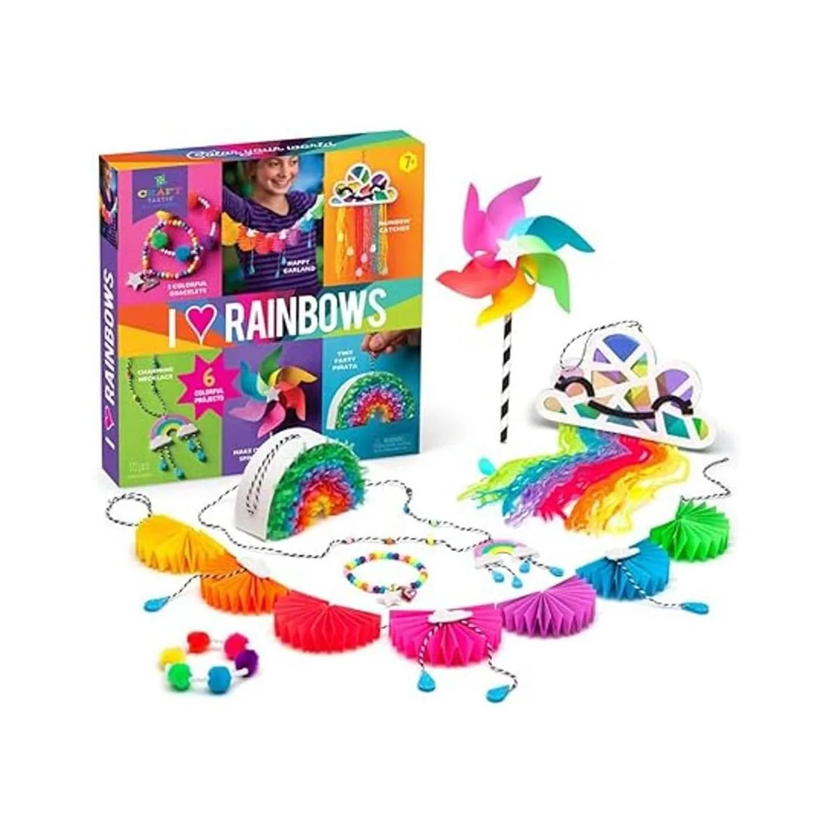 Crafttastic Kit de manualidades I Love Rainbows Haz 6_4