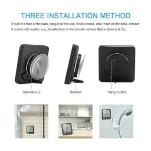 Reloj de pared de ducha impermeable Sunsbell digital de_5