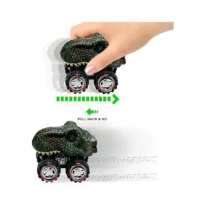 DINOBROS Juguetes de dinosaurio para coche paquete de 4_6