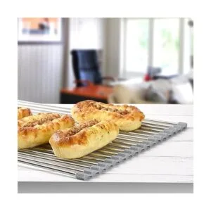 Hhyn Escurridor enrollable para el lavaplatos acero