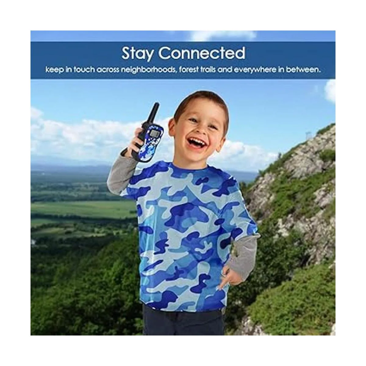 Huaker Walkie Talkies para niños paquete de 3 unidades de_5