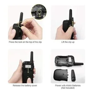 Huaker Walkie Talkies para niños paquete de 3 unidades de_3