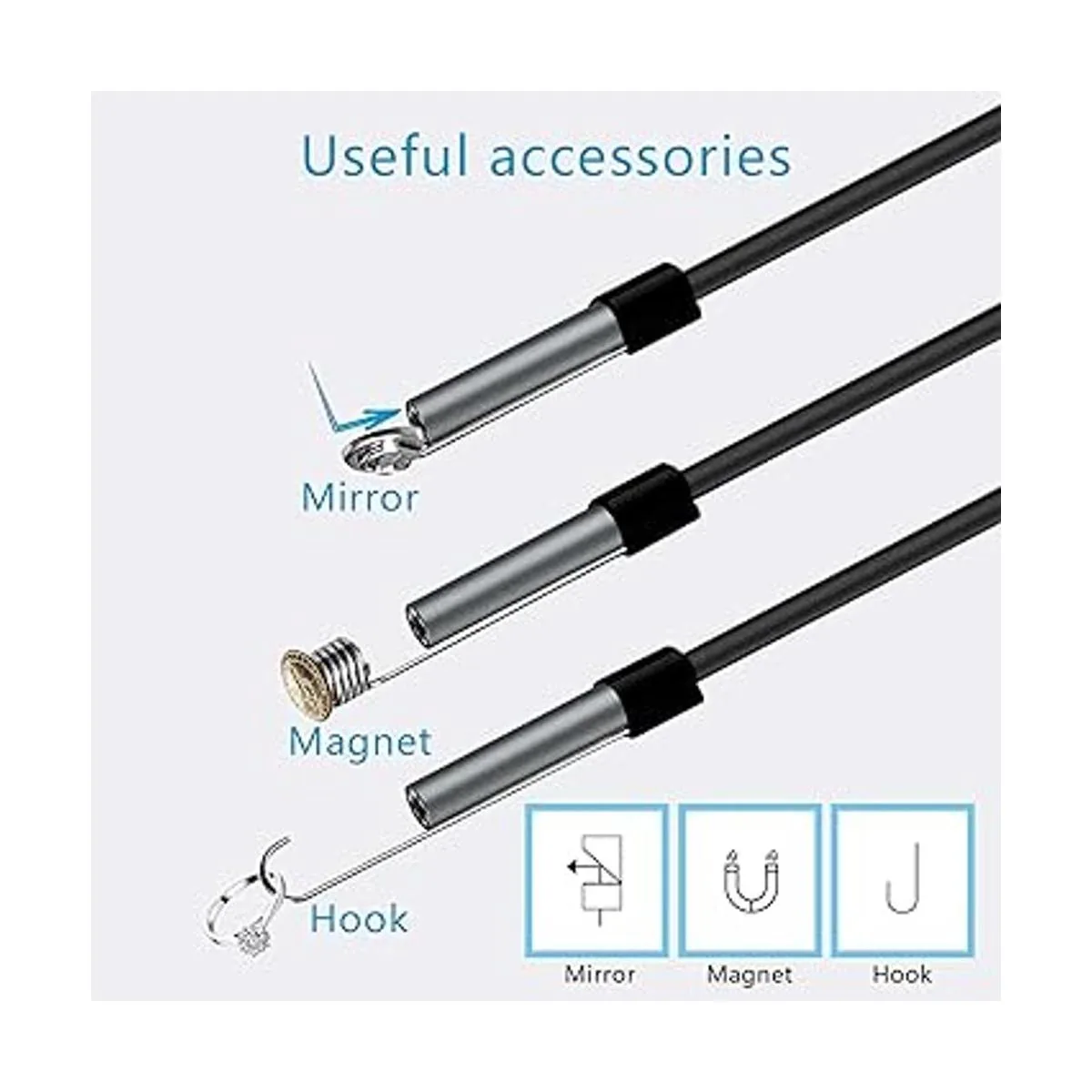Endoscopio USB boroscopio tipo C para teléfono Android_3