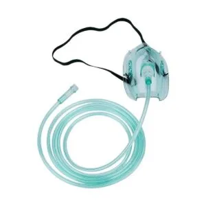 Máscara de oxígeno estándar alargada pediátrica con tubo_5
