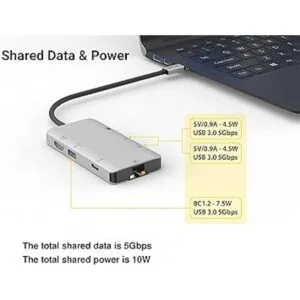 EZQuest Adaptador de concentrador multimedia USBC de 8_5