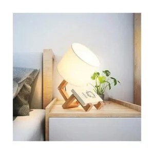 ELINKUME Lámpara de noche de robot pantalla de tela a_2